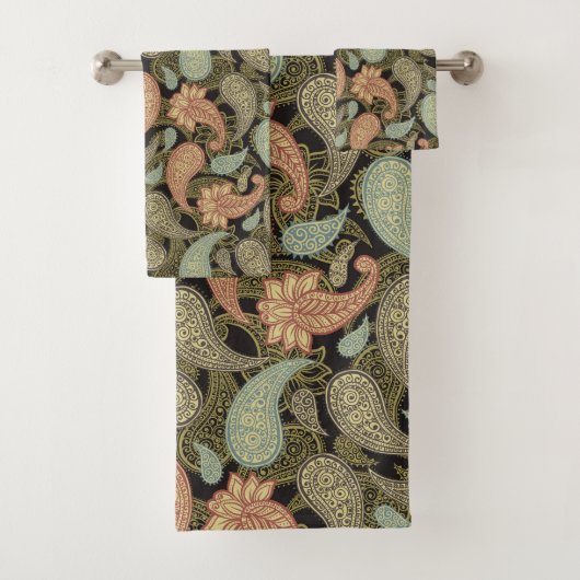 Paisley Patroon  Bad Handdoek (Insitu)