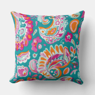 Paisley Patroon Boho Bloemendecoratie Kussen