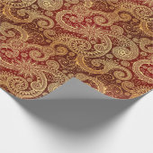 Paisley-patroon Cadeaupapier (Hoek)