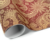 Paisley-patroon Cadeaupapier (Rol Hoek)