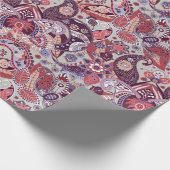 Paisley-patroon Cadeaupapier (Hoek)