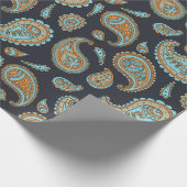 Paisley-patroon Cadeaupapier (Hoek)