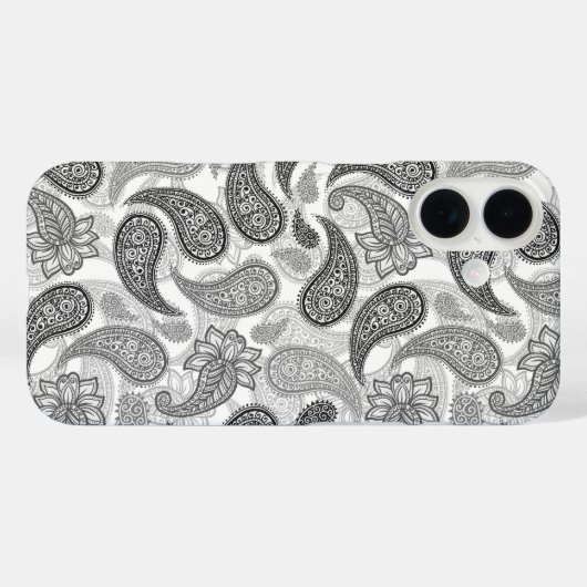 Paisley Patroon Case-Mate iPhone Case (Achterkant (horizontaal))