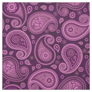 Paisley patroon elegante paarse kleur stof