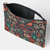 Paisley patroon en aangepaste naam etui (Open)