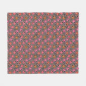 Paisley patroon. fleece deken (Voorkant (Horizontaal))
