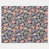 Paisley Patroon Fleece Deken (Voorkant (Horizontaal))