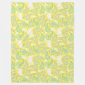 Paisley Patroon Fleece Deken (Voorkant)