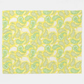 Paisley Patroon Fleece Deken (Voorkant (Horizontaal))