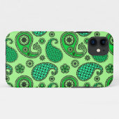 Paisley-patroon, jade- en muntgroen Case-Mate iPhone case (Achterkant (horizontaal))