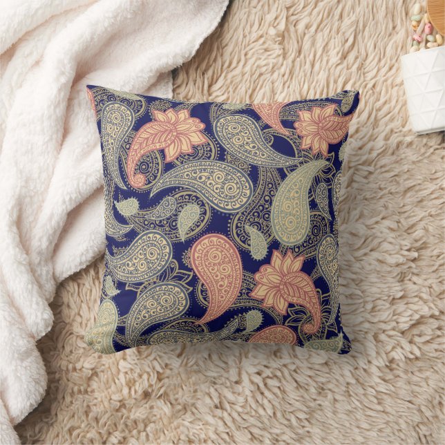 Paisley Patroon  Kussen (Deken)