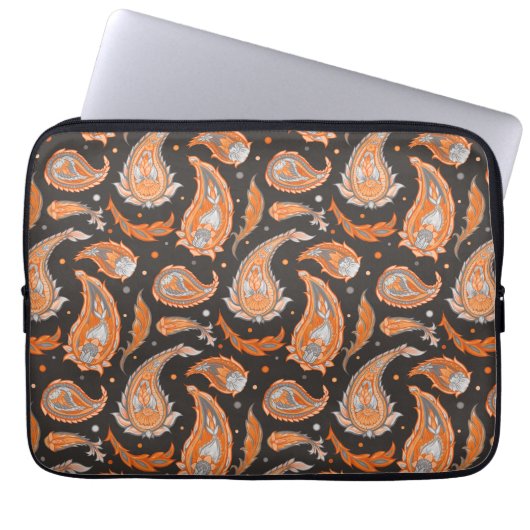 Paisley-patroon Laptop Sleeve (Voorkant)