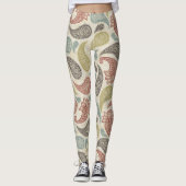 Paisley Patroon Leggings (Voorkant)
