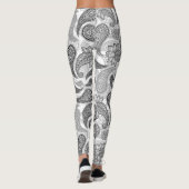 Paisley Patroon  Leggings (Achterkant)