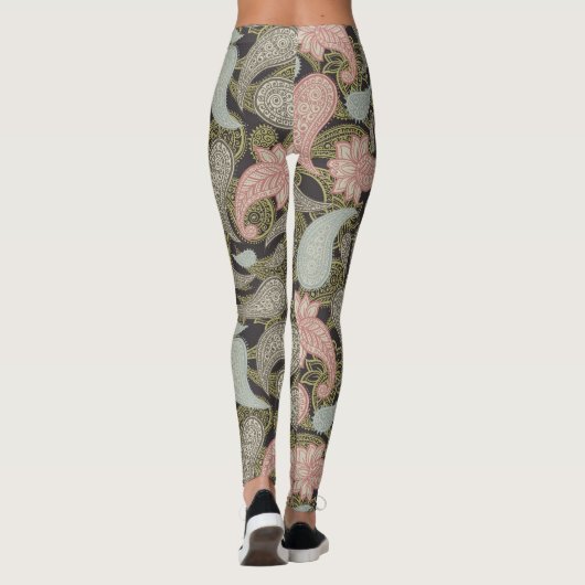 Paisley Patroon Leggings (Achterkant)