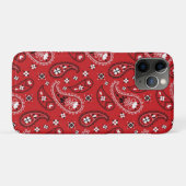 Paisley Patroon met rode achtergrond-23214 Case-Mate iPhone Case (Achterkant (horizontaal))