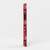 Paisley Patroon met rode achtergrond-23214 Case-Mate iPhone Case (Achterkant/rechts)