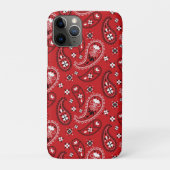 Paisley Patroon met rode achtergrond-23214 Case-Mate iPhone Case (Achterkant)