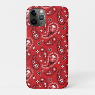 Paisley Patroon met rode achtergrond-23214 Case-Mate iPhone Case