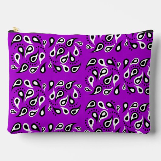 Paisley-patroon op paars etui (Voorkant)