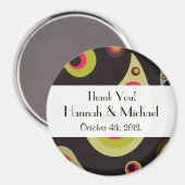 Paisley-patroon, Perzische Paisley, Boteh, Trouwen Magneet (Voorkant / Achterkant)