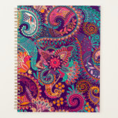 Paisley-patroon Planner (Voorkant)