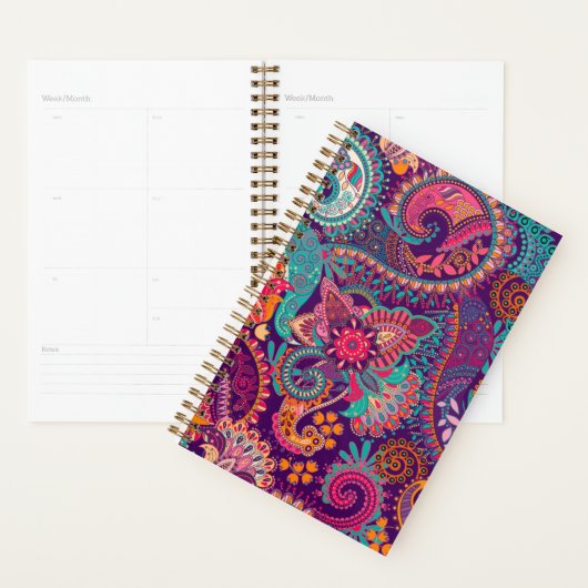 Paisley-patroon Planner (Display)