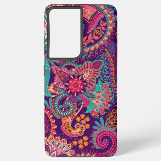 Paisley-patroon Samsung Galaxy Hoesje (Achterkant)