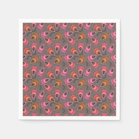 Paisley patroon. servet (Voorkant)