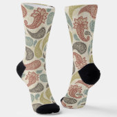 Paisley Patroon  Sokken (Gebogen)