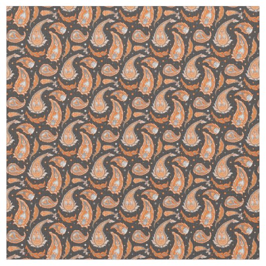 Paisley-patroon Stof (Close Up)