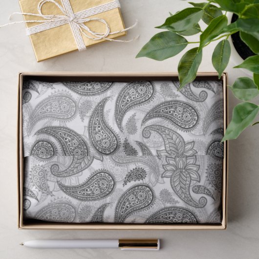 Paisley-patroon tissuepapier (Geschenk)