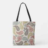 Paisley Patroon Tote Bag (Achterkant)