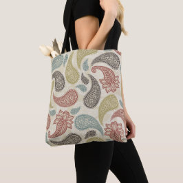 Paisley Patroon  Tote Bag