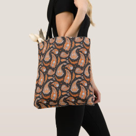 Paisley-patroon Tote Bag