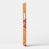 Paisley patroon. Turkse komkommer. Maroon-oranje c Case-Mate iPhone Case (Achterkant / Rechts)