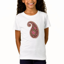 Paisley-patroon Vintage bloemontwerp