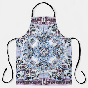 Paisley patroon: waterverf, handgetekende sjaal de schort