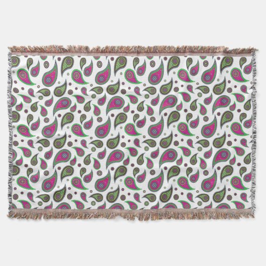 Paisley Patroon Worpdeken Deken (Voorkant)