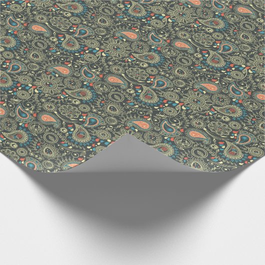 Paisley Pattern 3 Cadeaupapier (Hoek)
