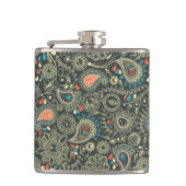 Paisley Pattern 3 Heupfles (Voorkant)