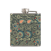 Paisley Pattern 3 Heupfles (Achterkant)