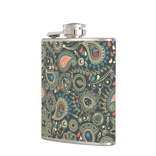 Paisley Pattern 3 Heupfles (Links)