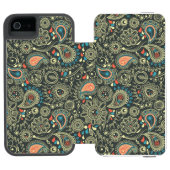 Paisley Pattern 3 Incipio iPhone Portemonnee Hoesje (Agenda Open)