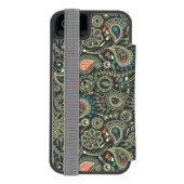 Paisley Pattern 3 Incipio iPhone Portemonnee Hoesje (Agenda Achterkant)