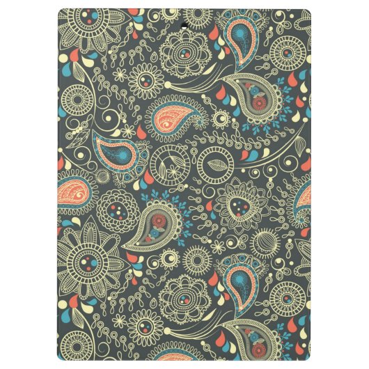 Paisley Pattern 3 Klembord (Achterkant)