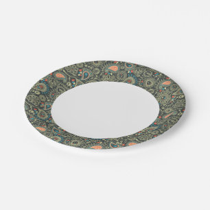 Paisley Pattern 3 Papieren Bordje
