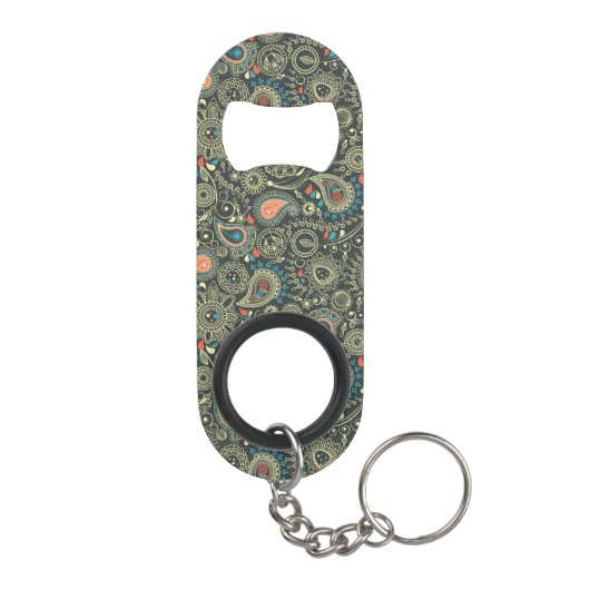 Paisley Pattern 3 Sleutelhanger Flessenopener (Achterkant)