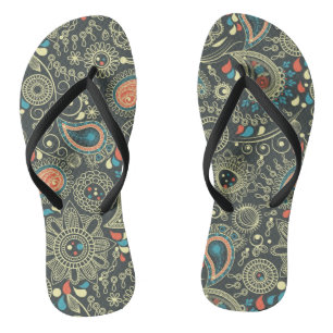 Paisley Pattern 3 Teenslippers