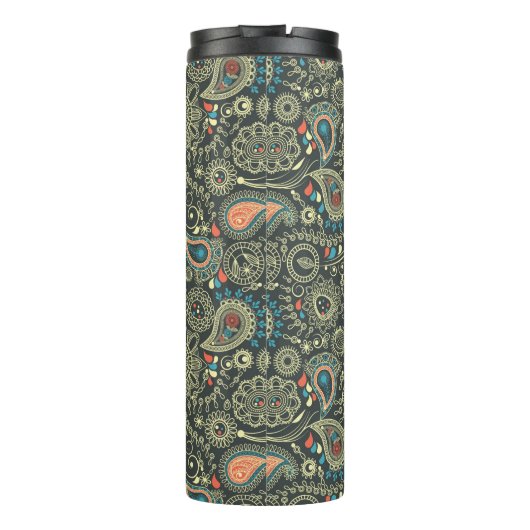 Paisley Pattern 3 Thermosbeker (Achterkant)